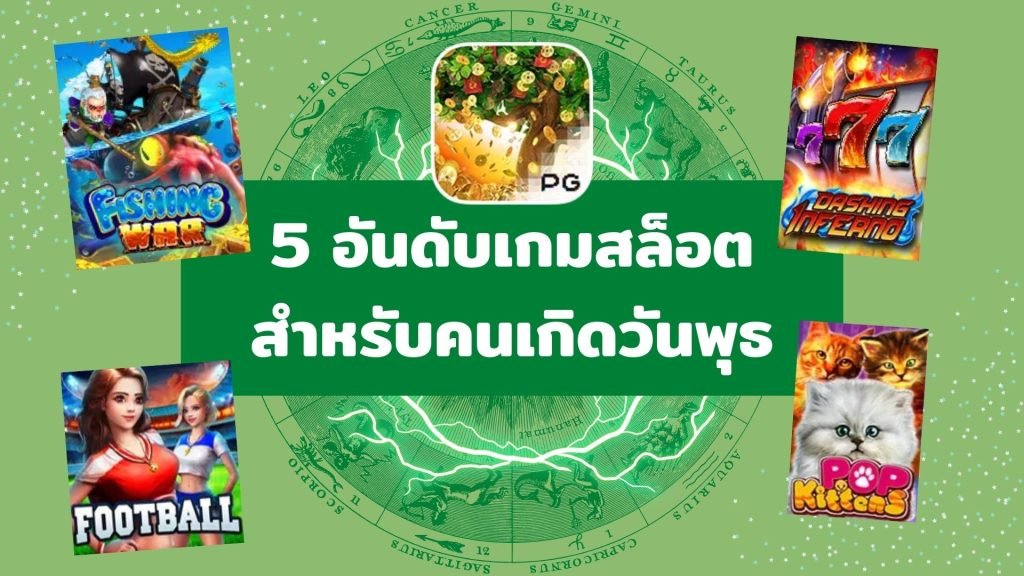 5 อันดับเกมสล็อตสำหรับคนเกิดวันพุธ