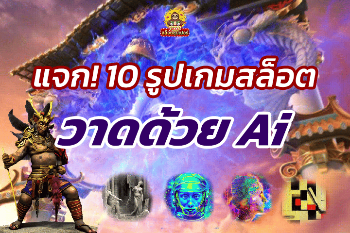 แจก! 10 รูปเกมสล็อตที่วาดด้วย Ai บอกเลยว่าเจ๋งสุดๆ